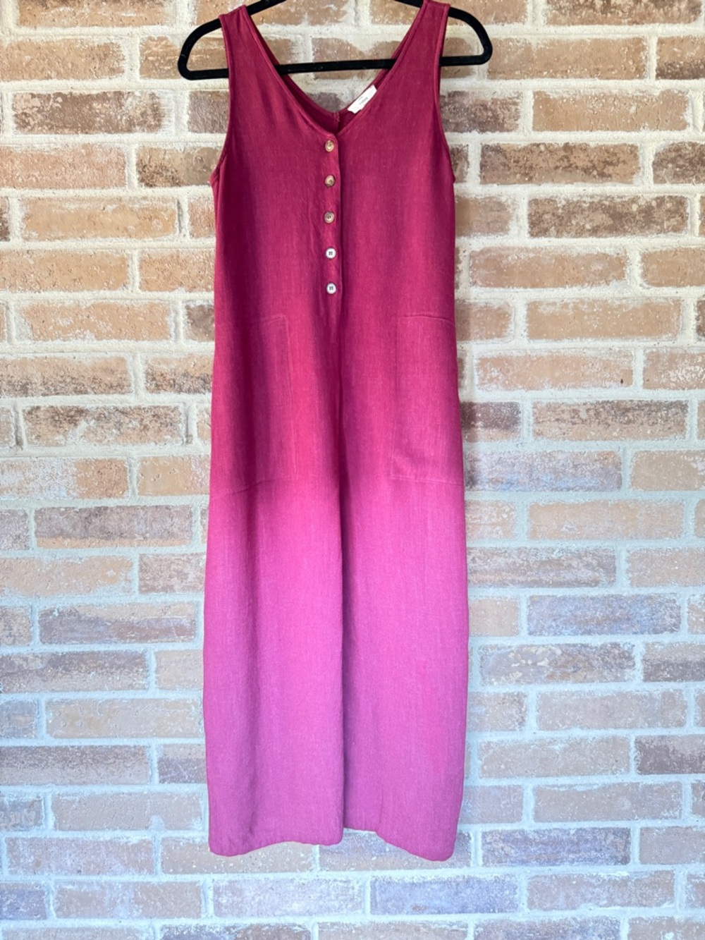 entro Sleeveless 100% Linen Jumpsuit